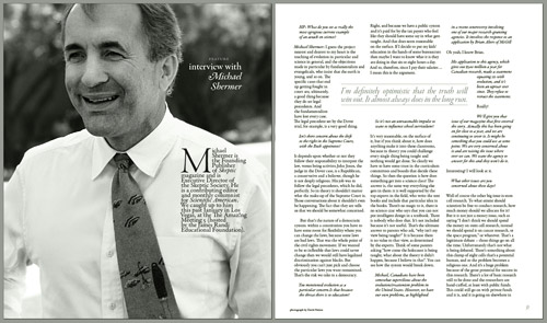 Humanist Perspectives interior spread