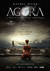 Film poster for Agora. Copyright © 2010 copyright Newmarket Films. All Rights Reserved.