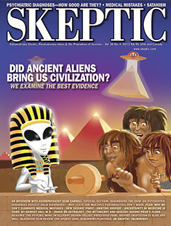 Skeptic magazine, vol 18, no 4 (cover)