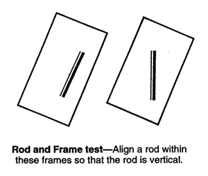 Rod and Frame Test