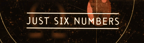 Just Six Numbers, detail of cover