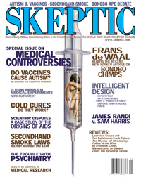 Skeptic magazine cover Volume 13 Number 3