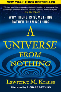 A Universe from Nothing: Why There Is Something Rather than Nothing (book cover)