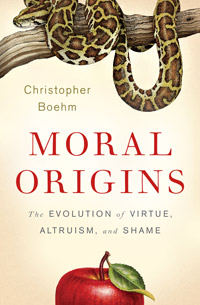 Moral Origins: The Evolution of Virtue, Altruism, and Shame (book cover)