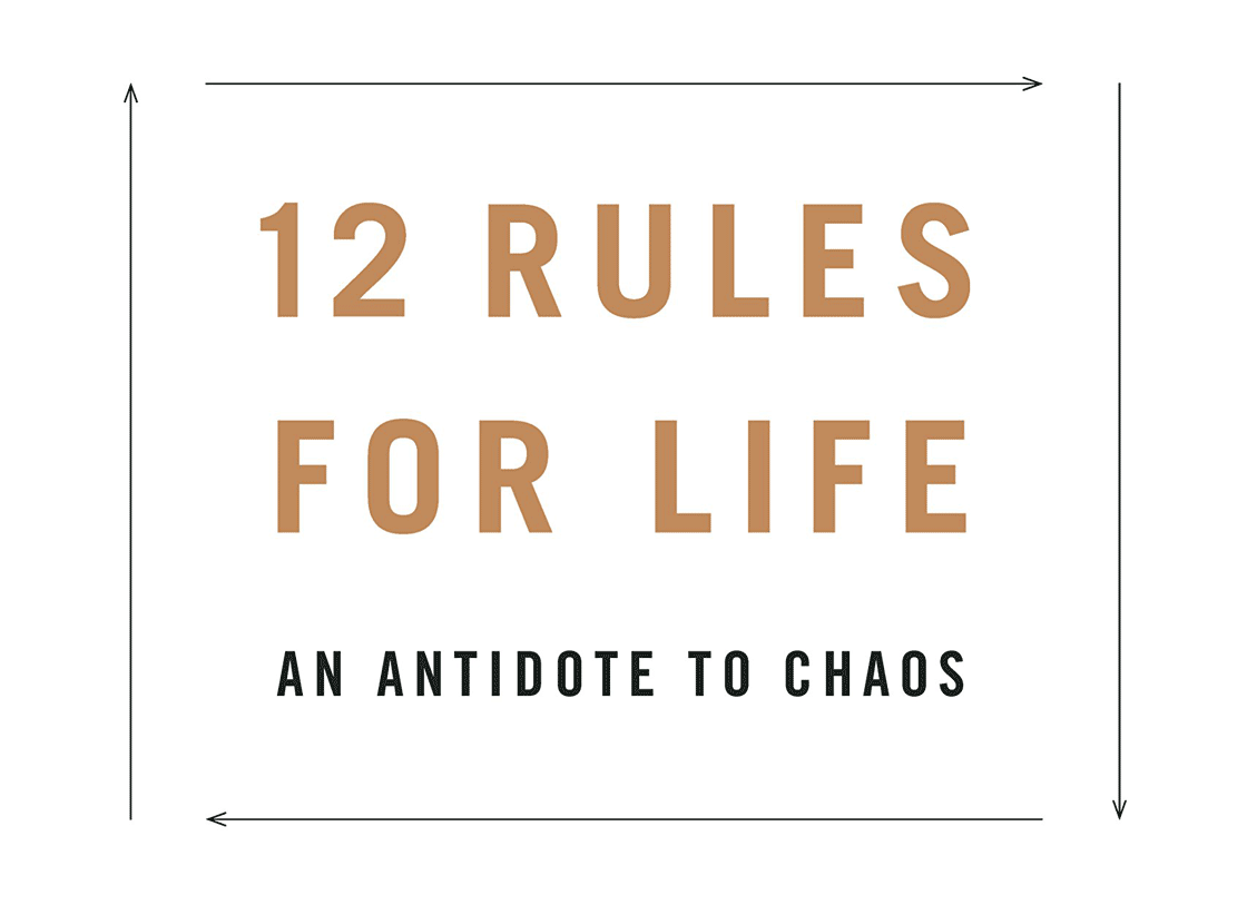 12 Rules for Living (detail of book cover)