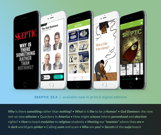 Skeptic Magazine on iPhone