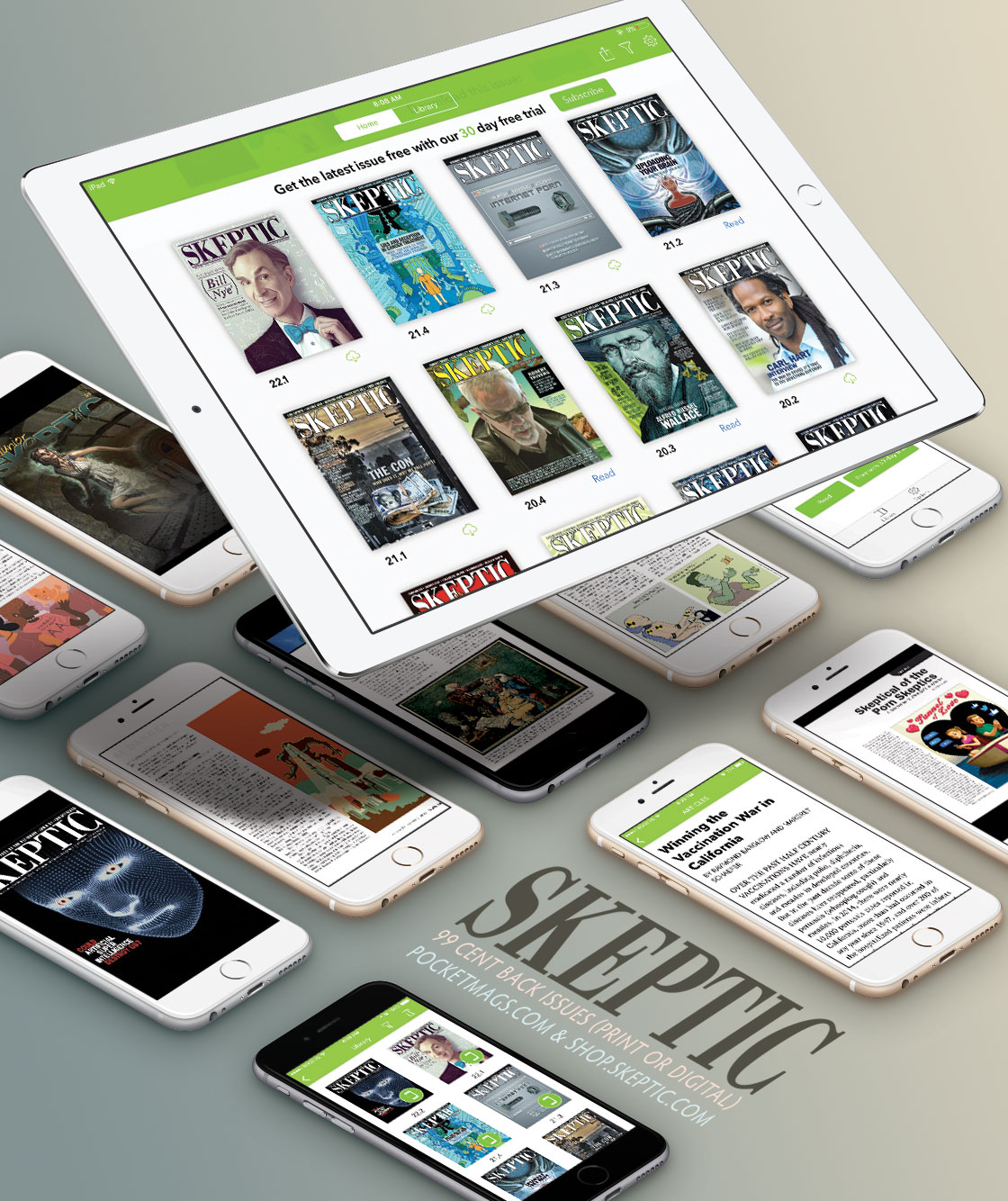 Complete your Skeptic Magazine Collection. Back Issues on sale for 99 cents each (in print and digital formats)