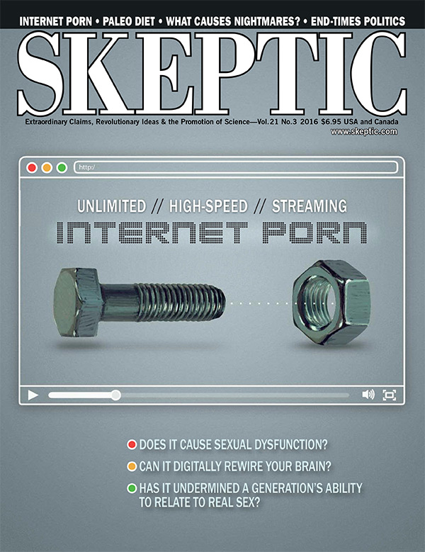 Skeptic magazine, vol 21, no 3 (cover)