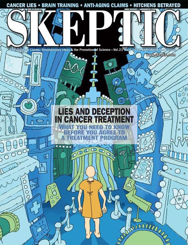 Skeptic magazine, vol 21, no 4 (cover)