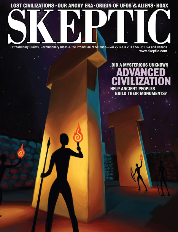 Skeptic magazine, vol 22, no 3 (cover)