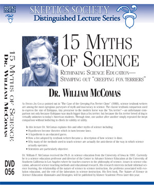 15 Myths of Science, by Dr. William McComas