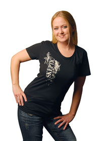Women’s Short Sleeve Fitted T-shirts by American Apparel
