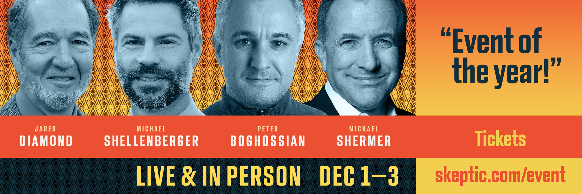 Event of the Year! Live and In Person Dec 1–3
