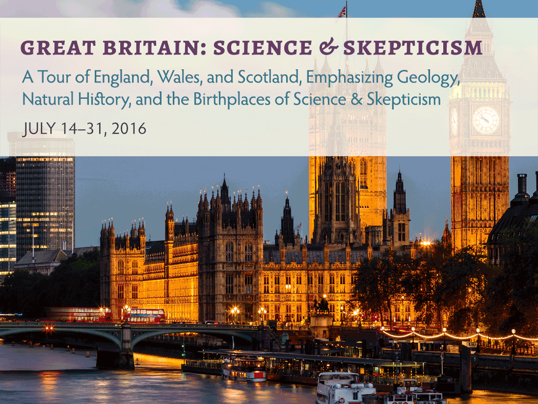 Join us July 14-31, 2016 for a geology tour of England, Scotland, and Wales.