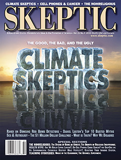 Skeptic magazine, vol 15, no 4 (cover art by Jim WW Smith, Daniel Loxton and Pat Linse)
