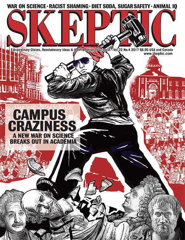 Skeptic magazine, vol 22, no 4 (cover)