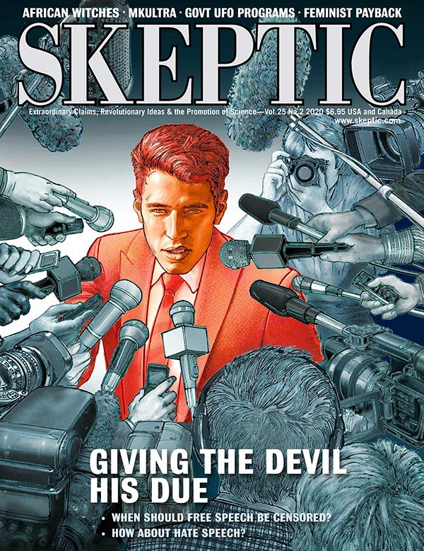 Skeptic 25.2 -- Giving the Devil His Due: When Should Speech Be Censored? (cover)