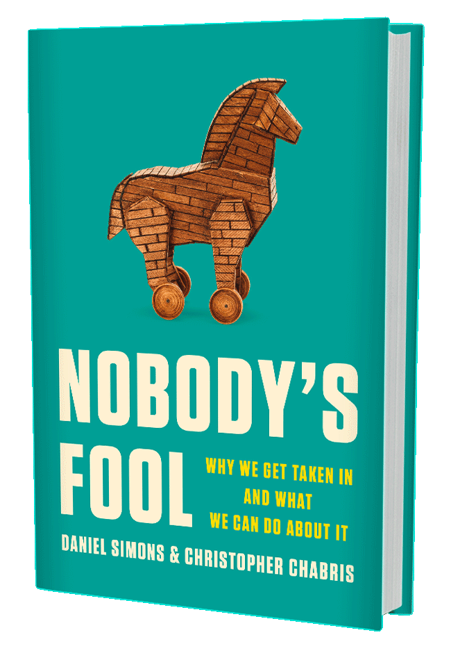 Nobody’s Fool: Why We Get Taken In and What We Can Do about It (book cover)