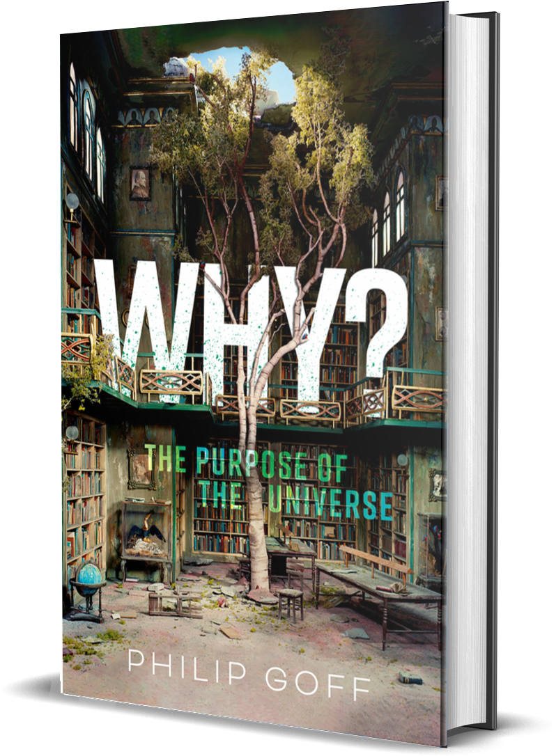 Why? The Purpose of the Universe (book cover)