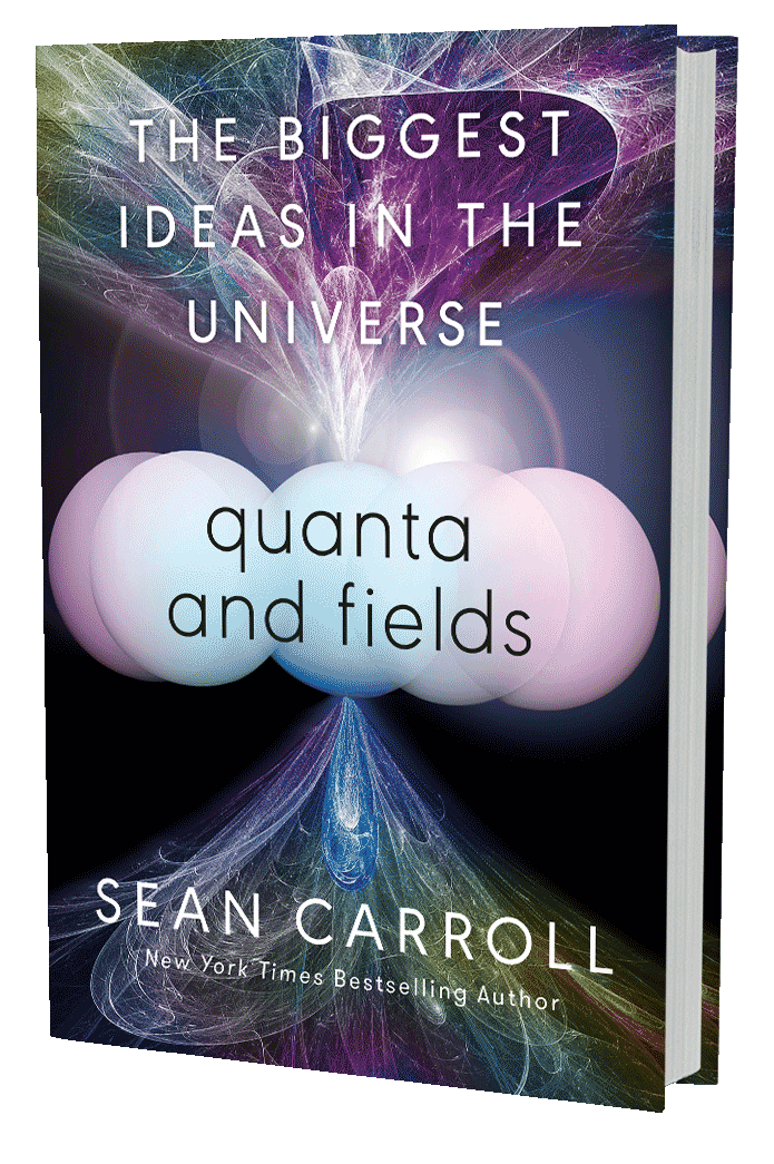 Quanta and Fields: The Biggest Ideas in the Universe (book cover)