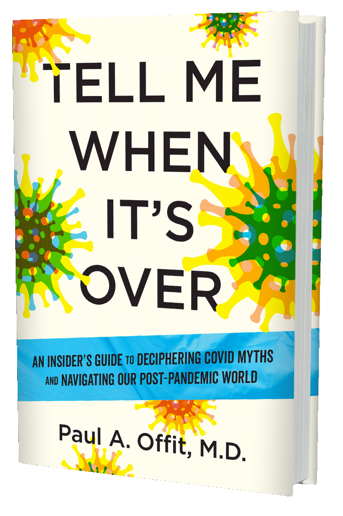 Tell Me When It's Over: An Insider's Guide to Deciphering Covid Myths and Navigating Our Post-Pandemic Worl (book cover)