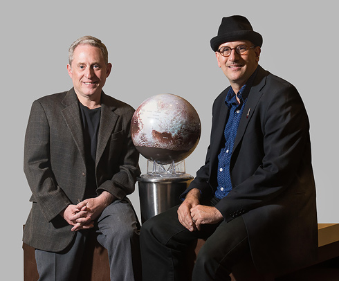 Alan Stern and David Grinspoon (photo by Henry Throop)