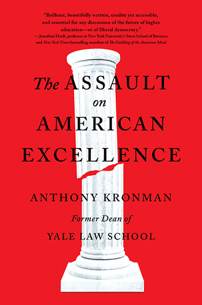 The Assault on American Excellence (book cover)