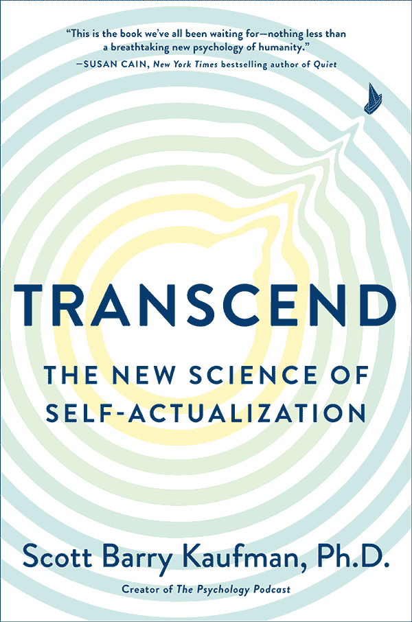 Transcend: The New Science of Self-Actualization (book cover)