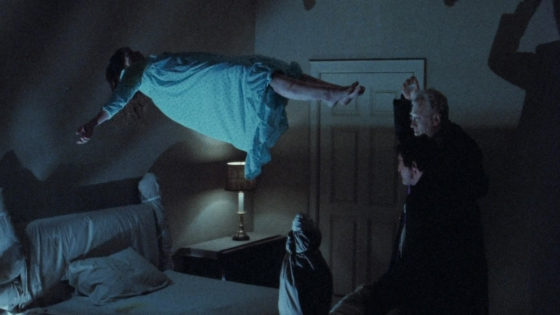 Levitation scene from The Exorcist (1973)